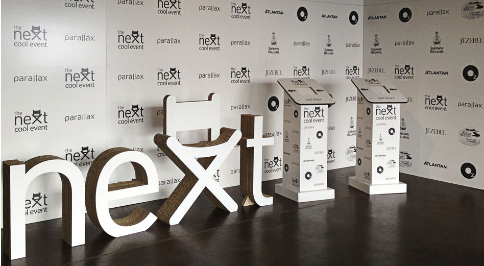 dimensional decorative elements for the Next Cool Event which provides a gateway to the film and theater industry