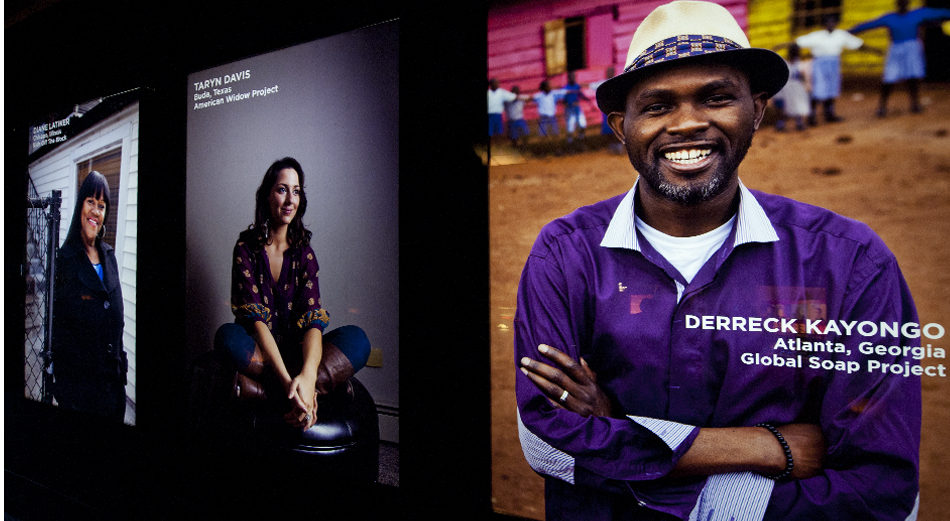 giclee photographic and backlit prints from the CNN Heroes event