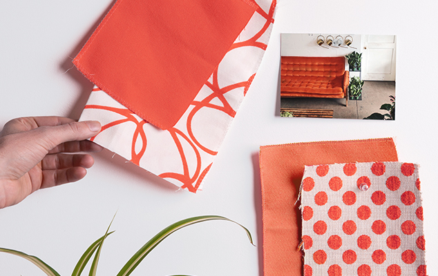 Pantone Color of the Year in Interior Décor and Fabric for 2019 Living Coral