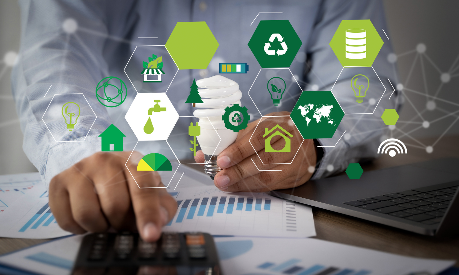 sustainable packaging idea bubbles graphic design advertising