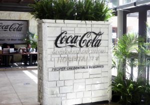 coca cola outdoor signage 