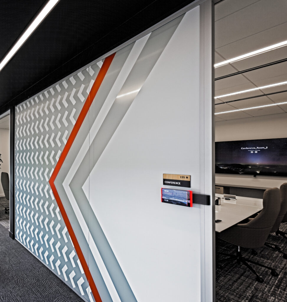 Vanderlande office wall covering